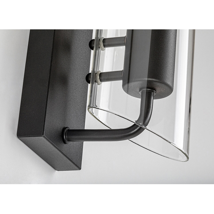 Rabalux - Επιτοίχιο φωτιστικό μπάνιου 1xE14/12W/230V IP44 μαύρο