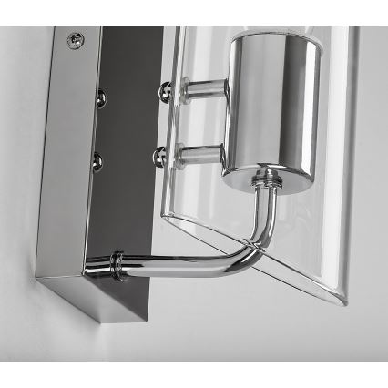 Rabalux - Επιτοίχιο φωτιστικό μπάνιου 1xE14/12W/230V IP44 γυαλιστερό χρώμιο