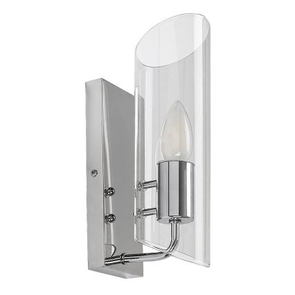 Rabalux - Επιτοίχιο φωτιστικό μπάνιου 1xE14/12W/230V IP44 γυαλιστερό χρώμιο