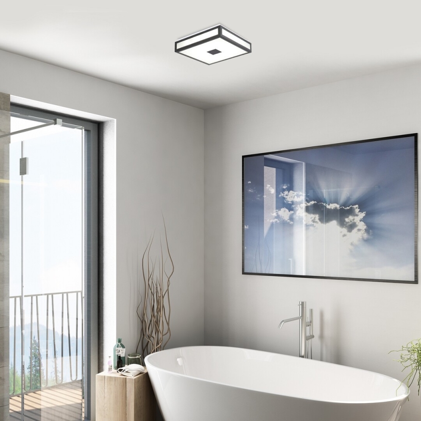 Rabalux - Φωτιστικό οροφής μπάνιου LED LED/18W/230V IP44 μαύρο