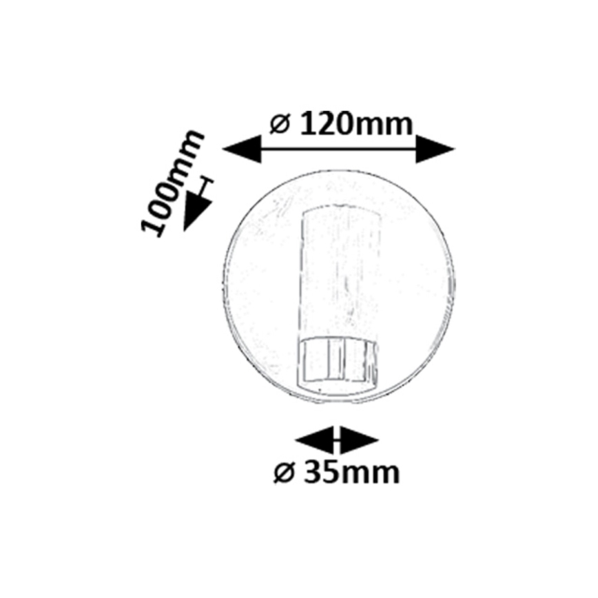 Rabalux - Φωτιστικό σποτ τοίχου LED LED/3W/230V 4000K