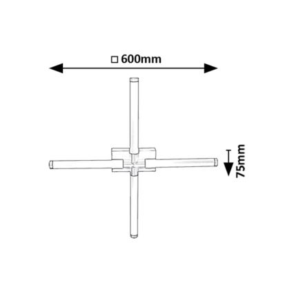 Rabalux - Φωτιστικό τοίχου μπάνιου LED LED/16W/230V 4000K IP44