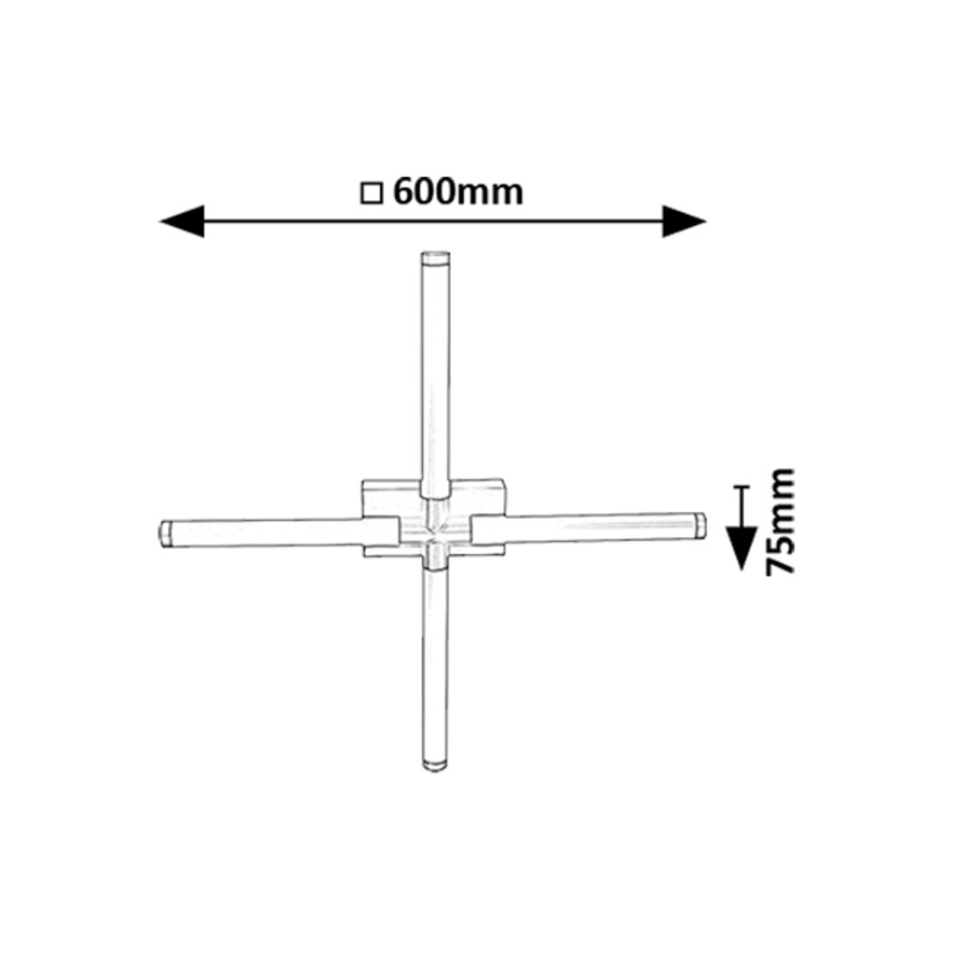Rabalux - Φωτιστικό τοίχου μπάνιου LED LED/16W/230V 4000K IP44
