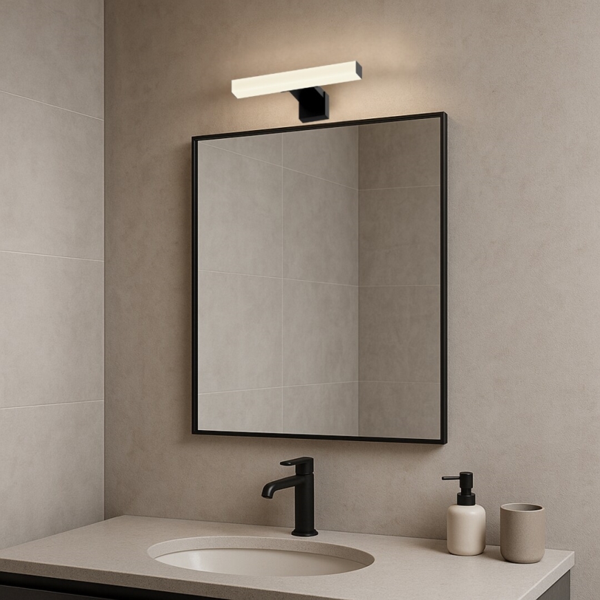 Rabalux - LED φωτισμός καθρέφτη μπάνιου LED/4W/230V IP44 20 cm μαύρο