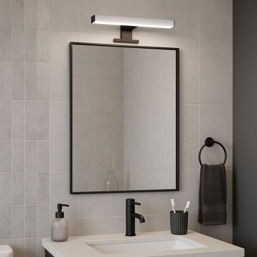 Rabalux - LED φωτισμός καθρέφτη μπάνιου LED/6W/230V IP44 40 cm μαύρος