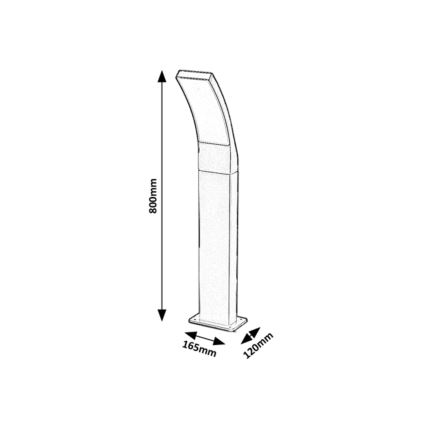 Rabalux - LED Λάμπα εξωτερικού χώρου LED/12W/230V IP44