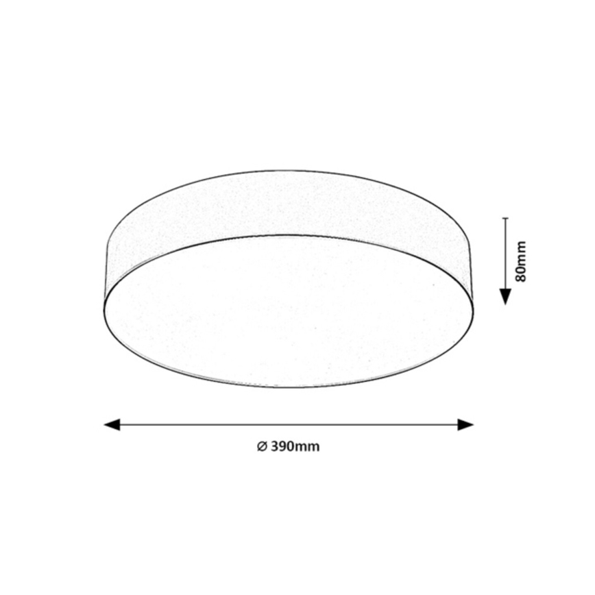Rabalux - Φωτιστικό οροφής για εξωτερικούς χώρους 3xE27/9W/230V pr. 39 cm IP43 μπεζ