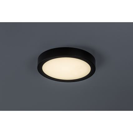 Rabalux - LED Φωτιστικό οροφής μπάνιου LED/24W/230V Ø 22 cm IP44 μαύρο