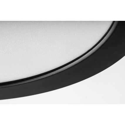 Rabalux - LED Φωτιστικό οροφής μπάνιου LED/24W/230V Ø 22 cm IP44 μαύρο