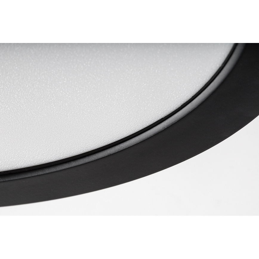 Rabalux - LED Φωτιστικό οροφής μπάνιου LED/24W/230V Ø 22 cm IP44 μαύρο