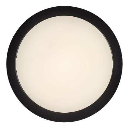 Rabalux - LED Φωτιστικό οροφής μπάνιου LED/24W/230V Ø 22 cm IP44 μαύρο