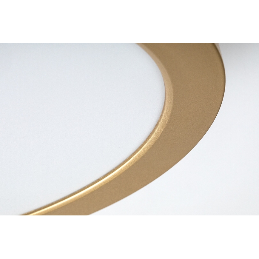 Rabalux - LED φωτιστικό οροφής για μπάνιο LED/24W/230V διάμ. 22 εκ. IP44 χρυσό