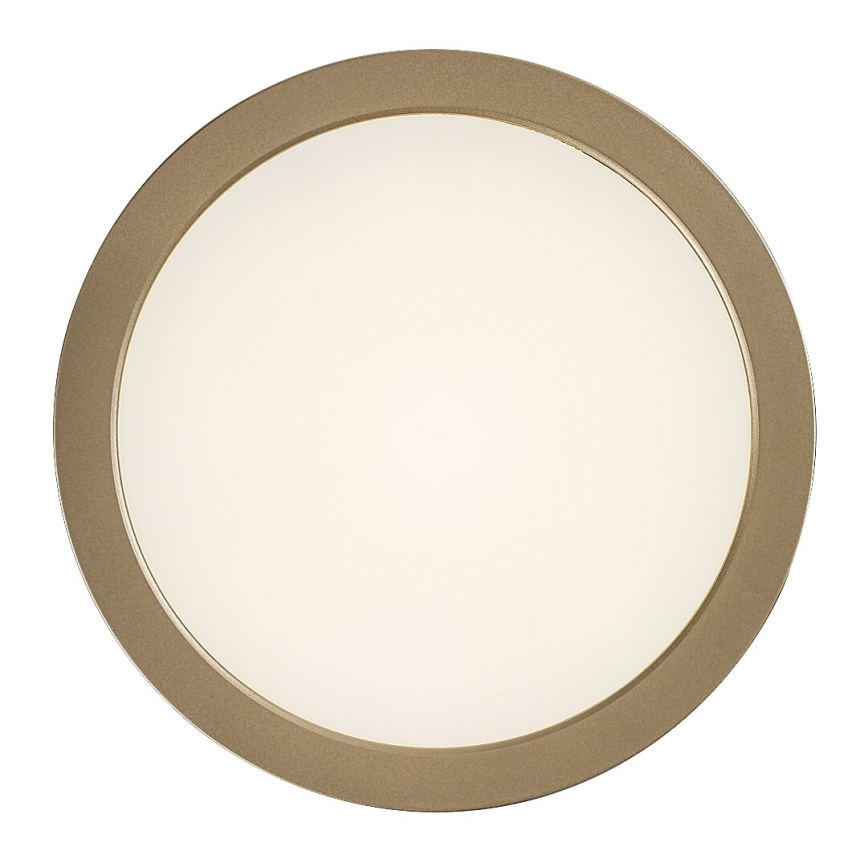 Rabalux - LED φωτιστικό οροφής για μπάνιο LED/24W/230V διάμ. 22 εκ. IP44 χρυσό