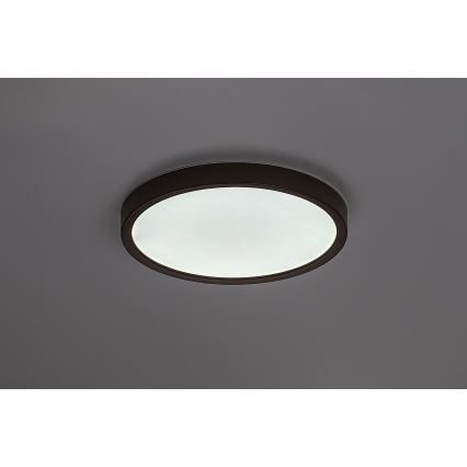 Rabalux - LED φωτιστικό οροφής για μπάνιο LED/18W/230V 3000/4000/6000K διάμ. 29 cm IP44 καφέ