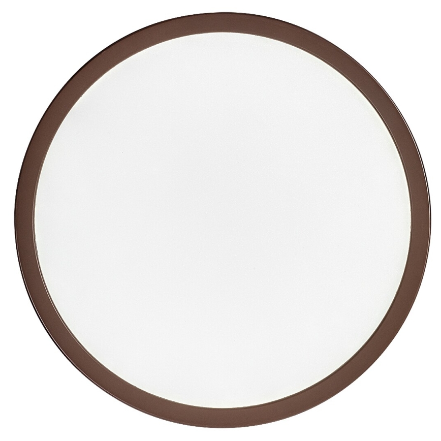 Rabalux - LED φωτιστικό οροφής για μπάνιο LED/18W/230V 3000/4000/6000K διάμ. 29 cm IP44 καφέ