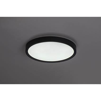 Rabalux - Φωτιστικό οροφής LED για μπάνιο LED/18W/230V 3000/4000/6000K Ø 29 cm IP44 μαύρο