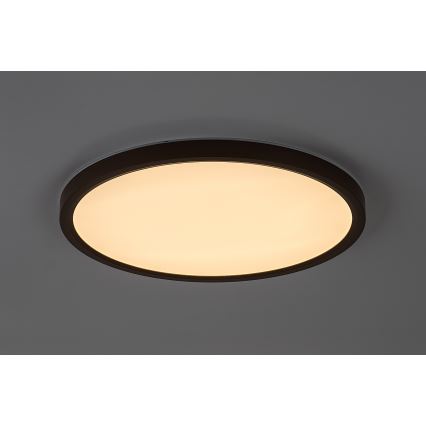 Rabalux - LED φωτιστικό οροφής μπάνιου LED/24W/230V 3000/4000/6000K διάμ. 40 cm IP44 καφέ