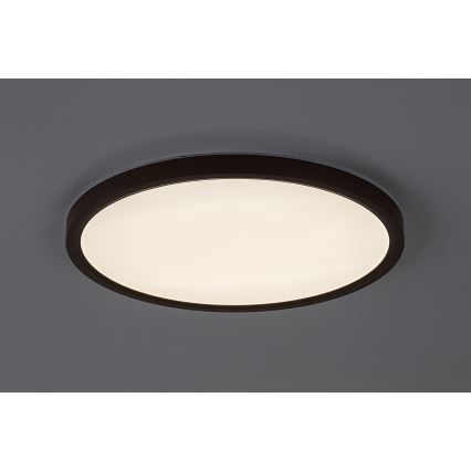 Rabalux - LED φωτιστικό οροφής μπάνιου LED/24W/230V 3000/4000/6000K διάμ. 40 cm IP44 καφέ