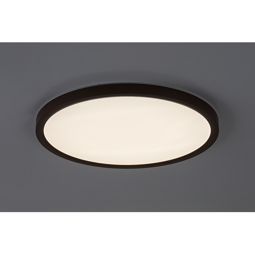 Rabalux - LED φωτιστικό οροφής μπάνιου LED/24W/230V 3000/4000/6000K διάμ. 40 cm IP44 καφέ