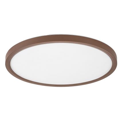 Rabalux - LED φωτιστικό οροφής μπάνιου LED/24W/230V 3000/4000/6000K διάμ. 40 cm IP44 καφέ