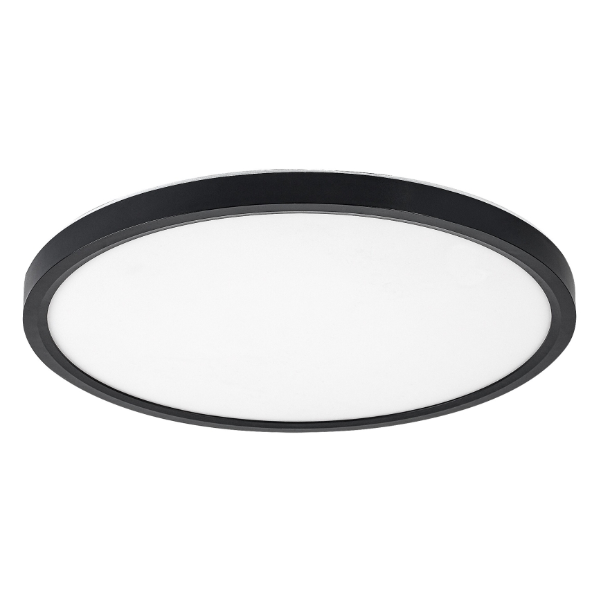 Rabalux - Φωτιστικό οροφής LED για μπάνιο, 24W/230V, 3000/4000/6000K, διάμ. 40 cm, IP44, μαύρο