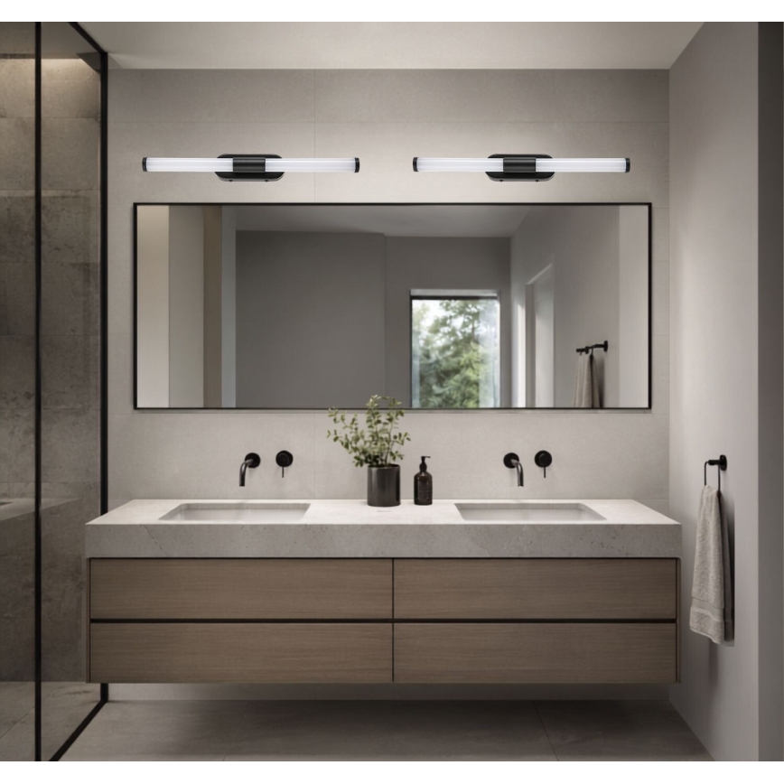 Rabalux - LED φωτισμός καθρέφτη μπάνιου LED/6W/230V IP44 40 cm μαύρο