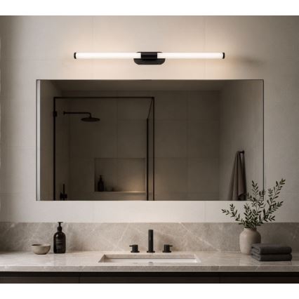 Rabalux - Φωτιστικό καθρέφτη μπάνιου LED/8W/230V IP44 60 cm μαύρο