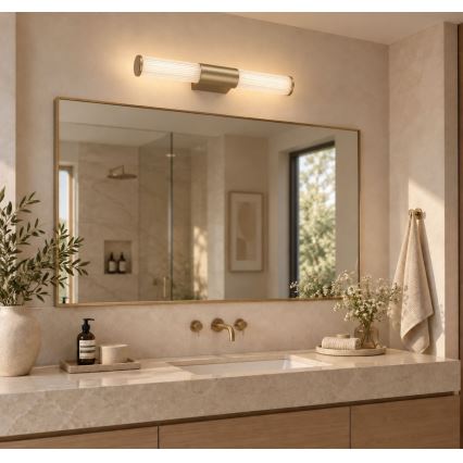 Rabalux - Φωτιστικό καθρέφτη μπάνιου LED/8W/230V IP44 40 cm χρυσό
