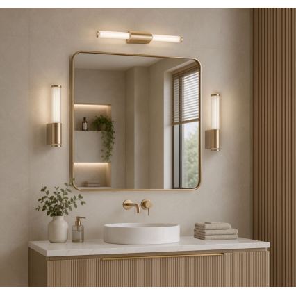 Rabalux - Φωτιστικό καθρέφτη μπάνιου LED/8W/230V IP44 40 cm χρυσό