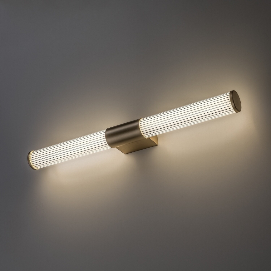 Rabalux - LED φωτισμός καθρέφτη μπάνιου LED/15W/230V IP44 60 cm χρυσός