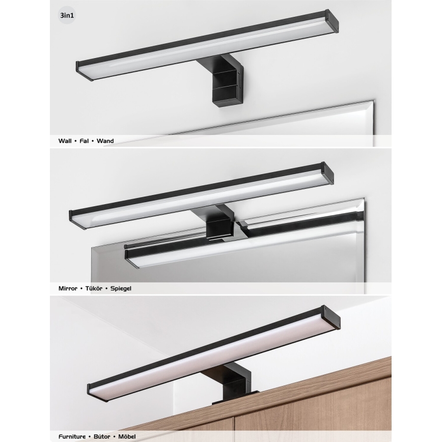 Rabalux - Φωτιστικό καθρέφτη μπάνιου LED/8W/230V IP44 40 cm