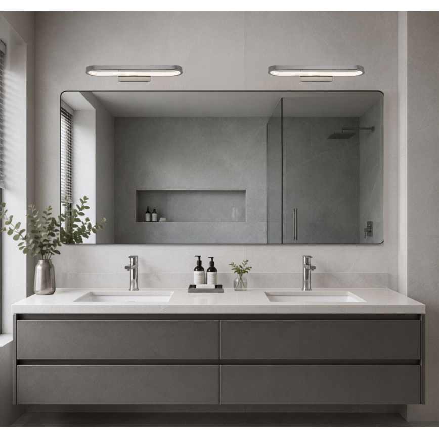 Rabalux - Φωτιστικό καθρέφτη μπάνιου LED, 15 W, 230 V, IP44, 40 cm