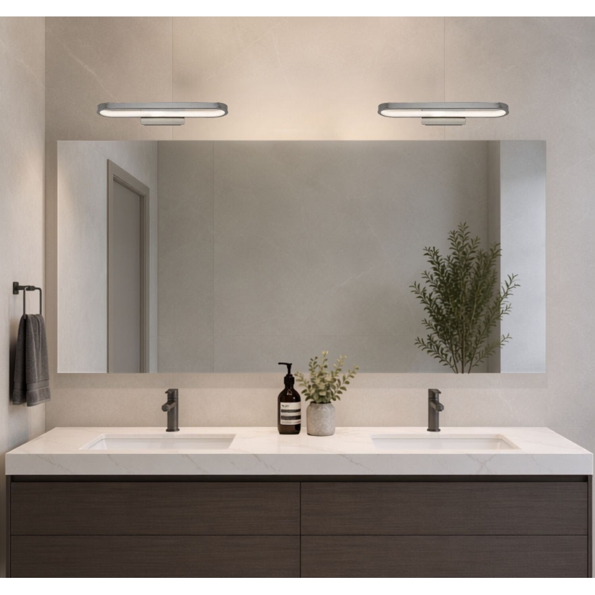 Rabalux - Φωτιστικό καθρέφτη μπάνιου LED, 15 W, 230 V, IP44, 40 cm