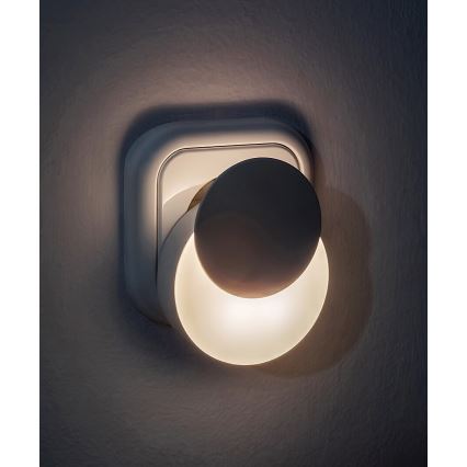 Rabalux - Φωτάκι νυκτός πρίζας LED με αισθητήρα σούρουπου LED/0,3W/230V 3000K