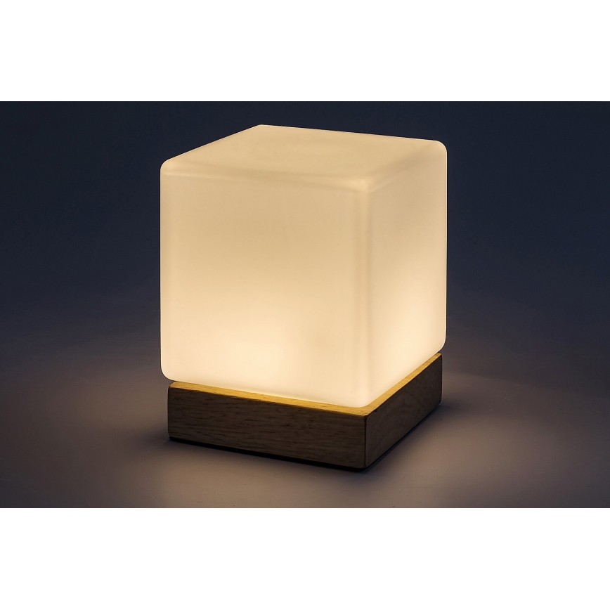 Rabalux - Επιτραπέζια λάμπα dimming LED LED/1,2W/5V 3000K οξιά