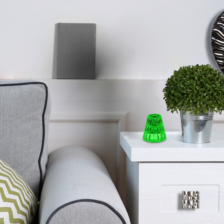 Rabalux - Φωτιστικό γραφείου LED RGB ρυθμιζόμενης έντασης με επαναφορτιζόμενη μπαταρία LED/2W/5V/3xAAA 3000K