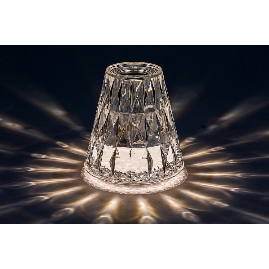 Rabalux - LED RGB Dimmable επαναφορτιζόμενο επιτραπέζιο φωτιστικό	 LED/2W/5V 3000K