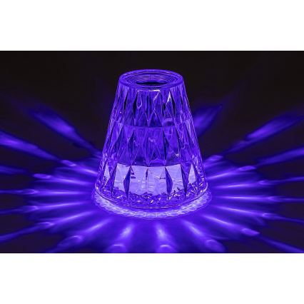 Rabalux - LED RGB Dimmable επαναφορτιζόμενο επιτραπέζιο φωτιστικό	 LED/2W/5V 3000K