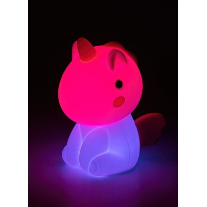 Rabalux - LED RGB Dimming touch rechargeable children's μικρό lamp LED/0,45W/5V