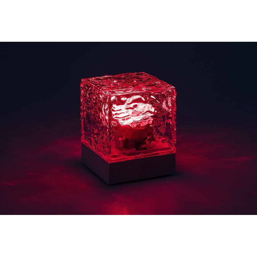 Rabalux - LED RGB Dimmable επαναφορτιζόμενο επιτραπέζιο φωτιστικό	 LED/1W/5V + τηλεχειριστήριο