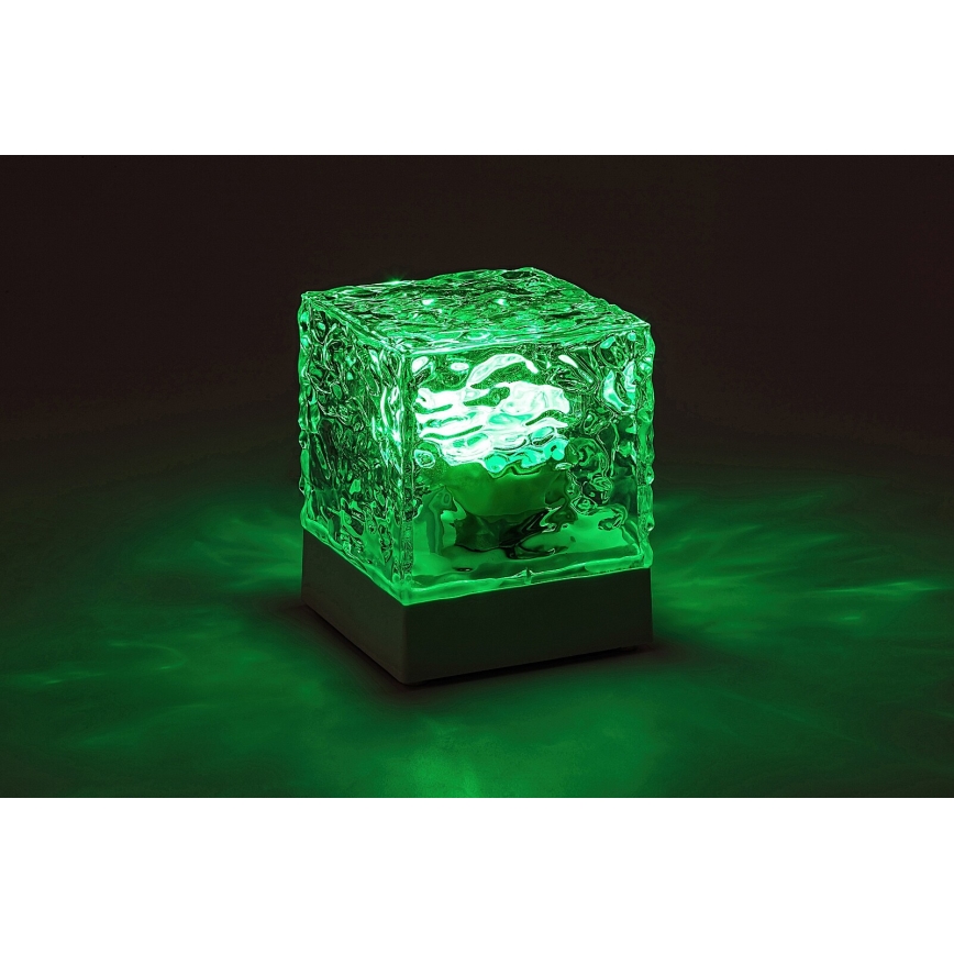 Rabalux - LED RGB Dimmable επαναφορτιζόμενο επιτραπέζιο φωτιστικό	 LED/1W/5V + τηλεχειριστήριο