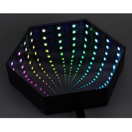 Rabalux - LED RGB Eπιτραπέζιο φωτιστικό  LED/1W/5V/3xAA + τηλεχειριστήριο