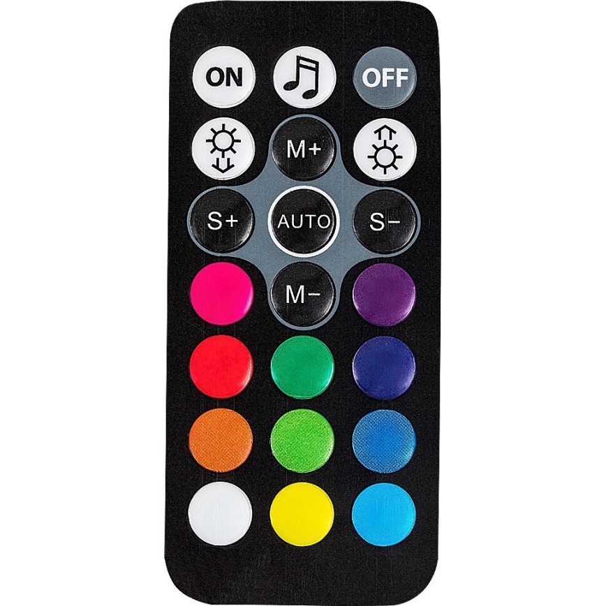 Rabalux - Ρυθμιζόμενο επιτραπέζιο φωτιστικό LED RGB LED/1W/5V/3xAA + τηλεχειριστήριο