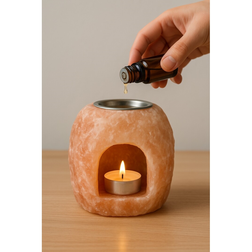 Rabalux - Λάμπα αλατιού - Κηροπήγιο