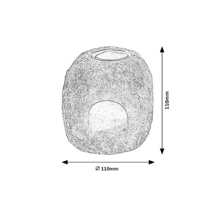 Rabalux - Λάμπα αλατιού - Κηροπήγιο