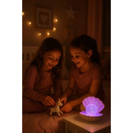 Rabalux - LED RGB Διακοσμητικό φωτιστικό LED/0,8W/3xAAA
