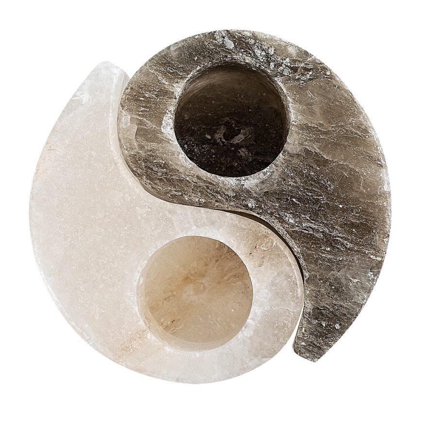 Rabalux - Λάμπα αλατιού - κηροπήγιο γκρι/λευκό