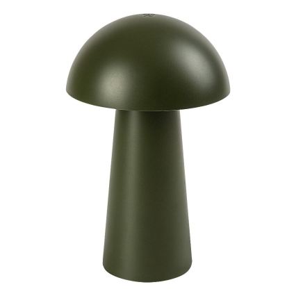 Rabalux - Ρυθμιζόμενη LED λάμπα αφής εξωτερικού χώρου, επαναφορτιζόμενη LED/1,5W/5V IP44 1200 mAh USB πράσινη