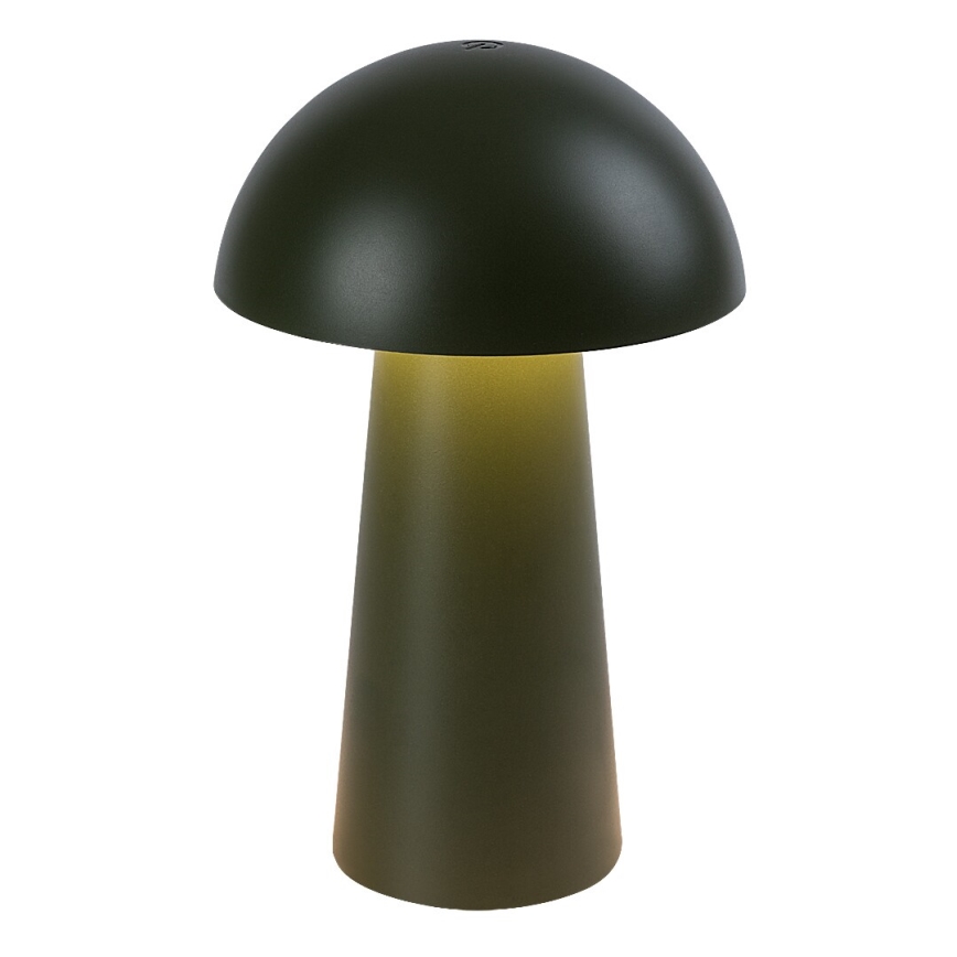 Rabalux - Ρυθμιζόμενη LED λάμπα αφής εξωτερικού χώρου, επαναφορτιζόμενη LED/1,5W/5V IP44 1200 mAh USB πράσινη