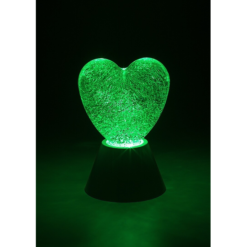 Rabalux - LED RGB Διακοσμητικό φωτιστικό LED/0,8W/3xAA σε σχήμα καρδιάς